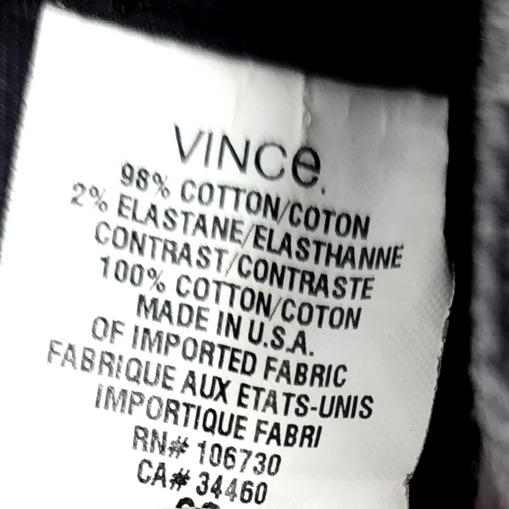 Vince. Grey straight leg pant size 32